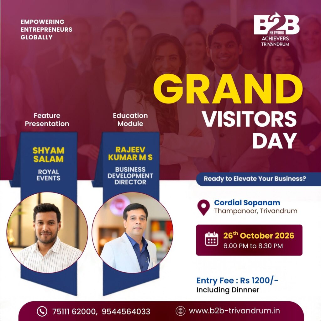 GET READY FOR A GRAND NETWORKING EXPERIENCE! – 26TH OCTOBER 2026